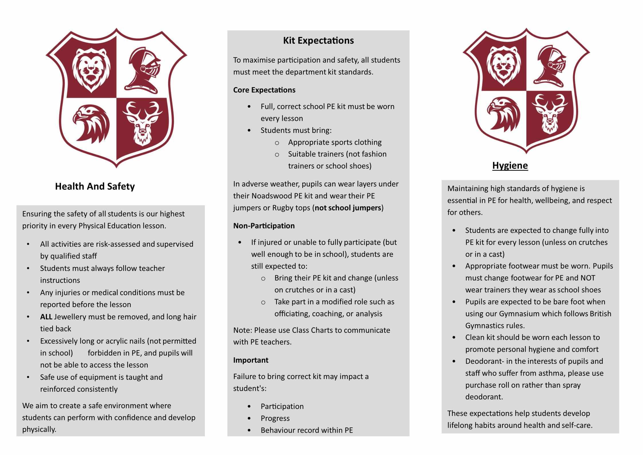 PE Uniform page 1